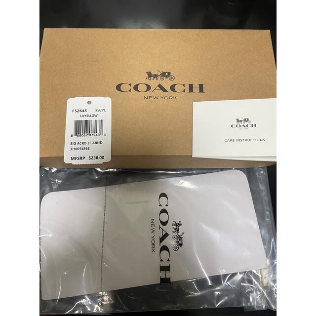 coach 長財布　コーチ　オレンジ　エルメス風