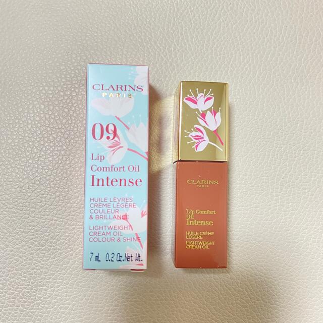 CLARINS(クラランス)のコンフォート リップオイル インテンス 09 ウォームローズ コスメ/美容のベースメイク/化粧品(リップグロス)の商品写真