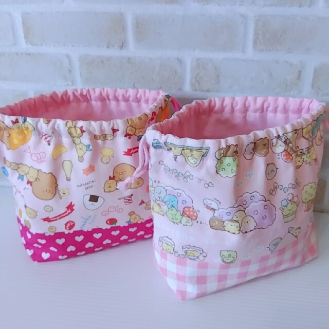 haa―tsu様専用⭐すみっコぐらし⭐レッスンバッグ＆お弁当袋 キッズ/ベビー/マタニティのこども用バッグ(レッスンバッグ)の商品写真