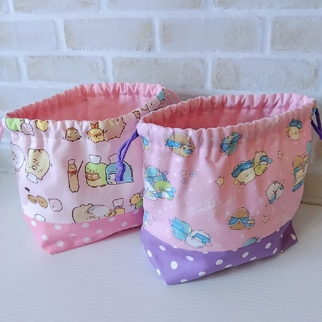 haa―tsu様専用⭐すみっコぐらし⭐レッスンバッグ＆お弁当袋 キッズ/ベビー/マタニティのこども用バッグ(レッスンバッグ)の商品写真