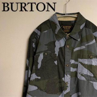 バートン(BURTON)の【美品】BURTON バートン　カモフラ　総柄　シャツ(シャツ)