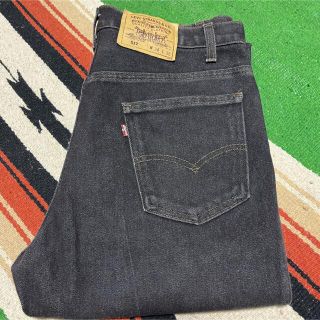 リーバイス(Levi's)のててて様専用　リーバイス517e ブラック　ストレッチデニム　脚長効果(デニム/ジーンズ)