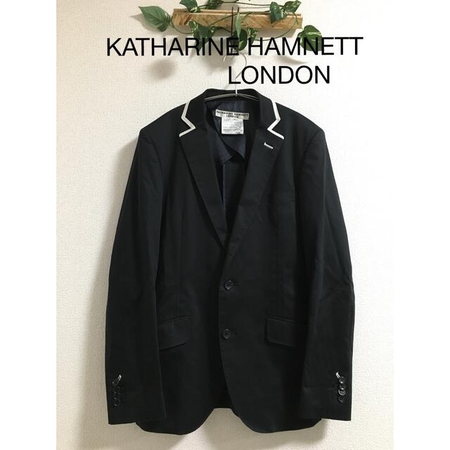 KATHARINE HAMNETT(キャサリンハムネット)の【美品】KATHARINE HAMNETT LONDON テーラードジャケット メンズのジャケット/アウター(テーラードジャケット)の商品写真
