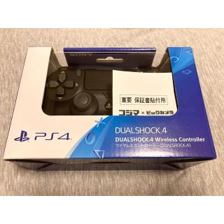 ソニー(SONY)のPS4純正ワイヤレスコントローラー新品ジェットブラック(その他)