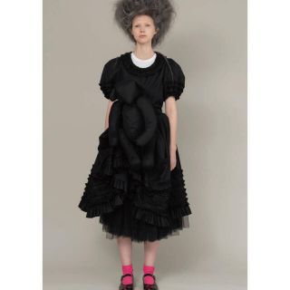 コムデギャルソン(COMME des GARCONS)のコムデギャルソンガール　テディベア付きワンピース(ひざ丈ワンピース)