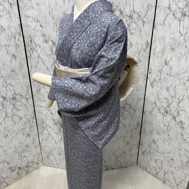 しづつ 単衣 正絹美品 8BCDu-m92232261180 江戸小紋(花びら文)裄65 ...