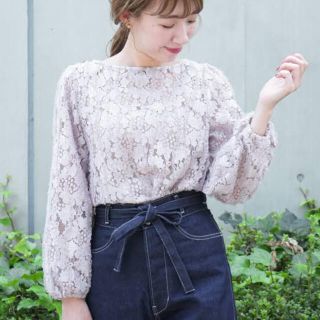 フラワー(flower)の【新品未使用) flower gorgeous frill top(カットソー(長袖/七分))