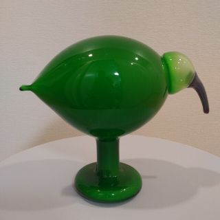 イッタラ(iittala)のイッタラ　バード　グリーン　アイビス(置物)