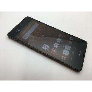 フジツウ(富士通)のSIMフリー docomo arrows NX F-01J ブラウン中古378(スマートフォン本体)