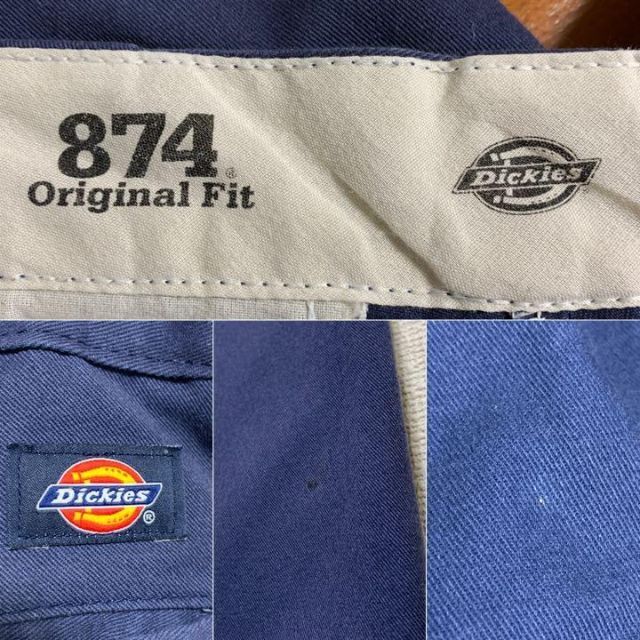 Dickies(ディッキーズ)の【W30L30相当Dickies】紺色カーゴチノパンツ874オリジナルフィット メンズのパンツ(ワークパンツ/カーゴパンツ)の商品写真