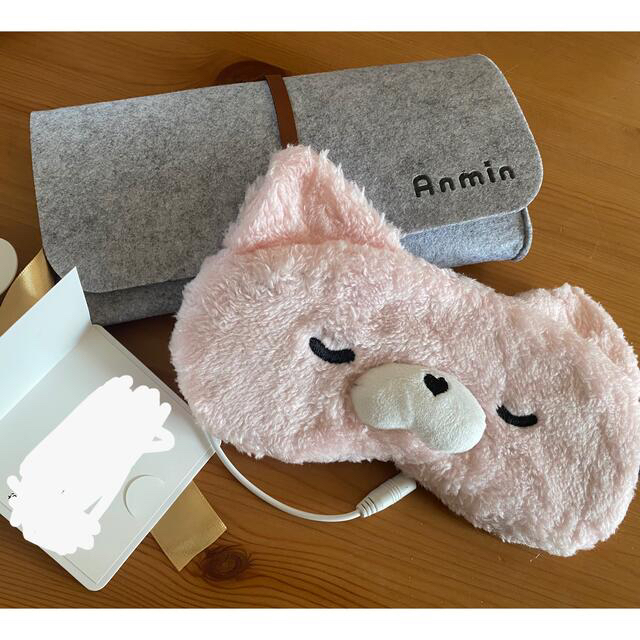 【値下げ中】美品⭐︎Anminモコモコアイマスク コスメ/美容のリラクゼーション(その他)の商品写真