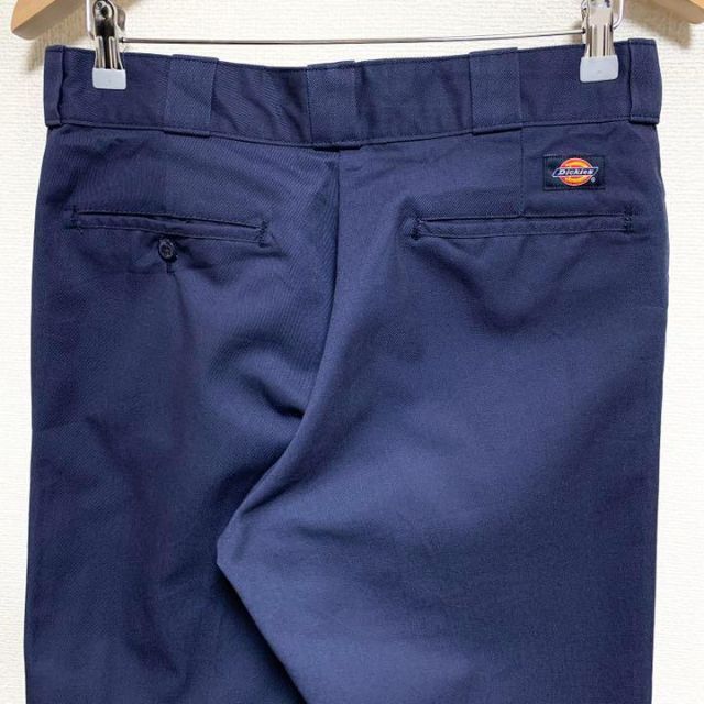 Dickies(ディッキーズ)の【W31L34インチDickies古着】紺色カーゴチノ874オリジナルフィット メンズのパンツ(ワークパンツ/カーゴパンツ)の商品写真