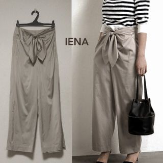 イエナ(IENA)の【イエナ】リボン パンツ(チノパン)