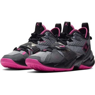 ナイキ(NIKE)のJORDAN WHYNOT ZER0.3 PF グレー/ブラック/ピンク(スニーカー)