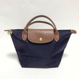 ロンシャン(LONGCHAMP)のロンシャン プリアージュ トートバッグS パープル ナイロン(ハンドバッグ)