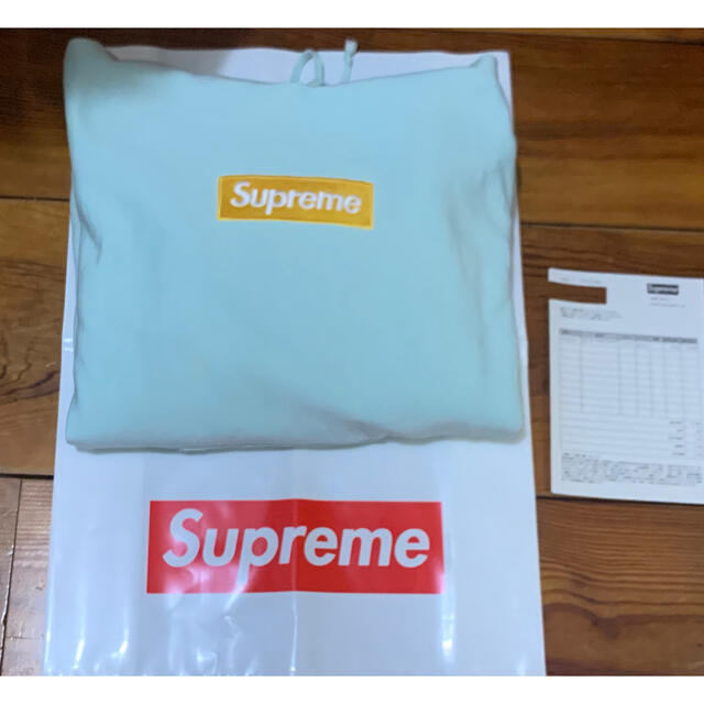 FW17 supreme box logo hooded sweatshirt