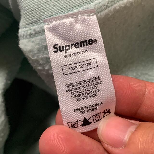 FW17 supreme box logo hooded sweatshirt