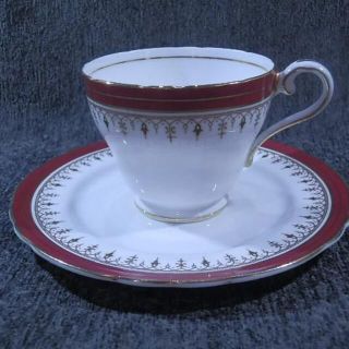 エインズレイ(Aynsley China)のエインズレイ　ヴィンテージ　エンジ＆金彩　1972年(グラス/カップ)