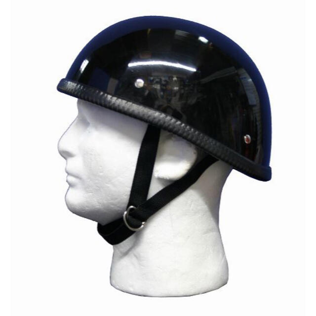 HEAVY素材モトブルーズ製　FRP ハーフヘルメット　イーグル　黒　L  装飾用　半ヘル