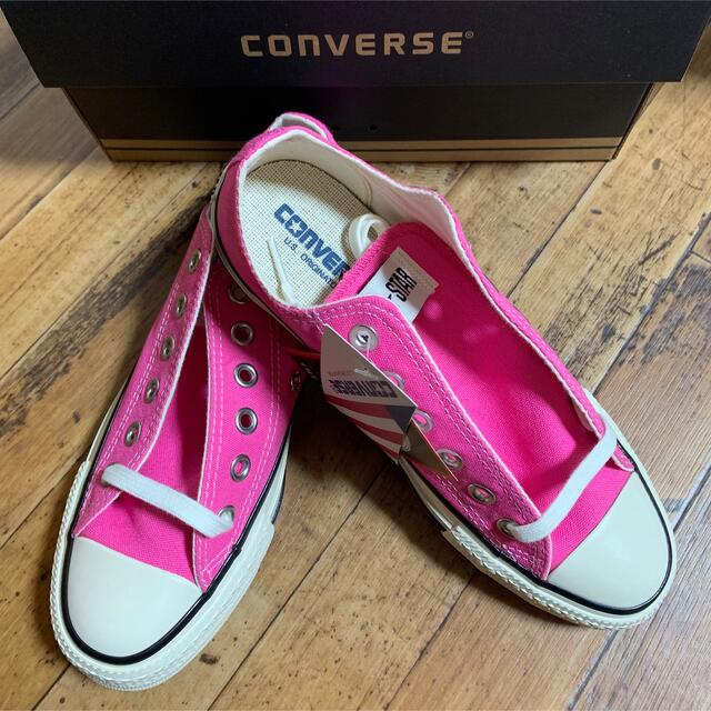 CONVERSE(コンバース)の♪新品24.5cm コンバース ラズベリー ピンク レディースの靴/シューズ(スニーカー)の商品写真