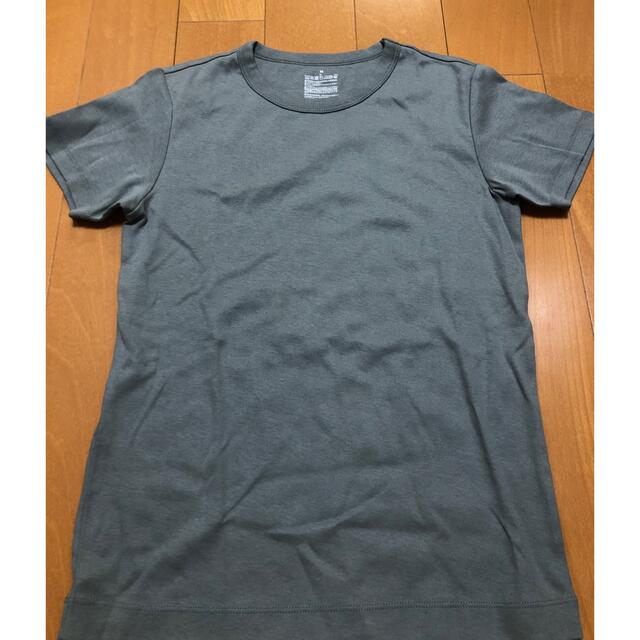 MUJI (無印良品)(ムジルシリョウヒン)の無印良品　汗染みしにくい　Tシャツ レディースのトップス(Tシャツ(半袖/袖なし))の商品写真