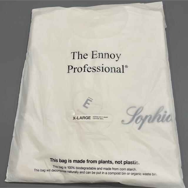 ENNOY Sophia T-shirts (WHITE x NAVY) XL 1