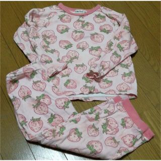 キッズフォーレ(KIDS FORET)のイチゴ柄パジャマ kidsforet 女の子 110サイズ(パジャマ)