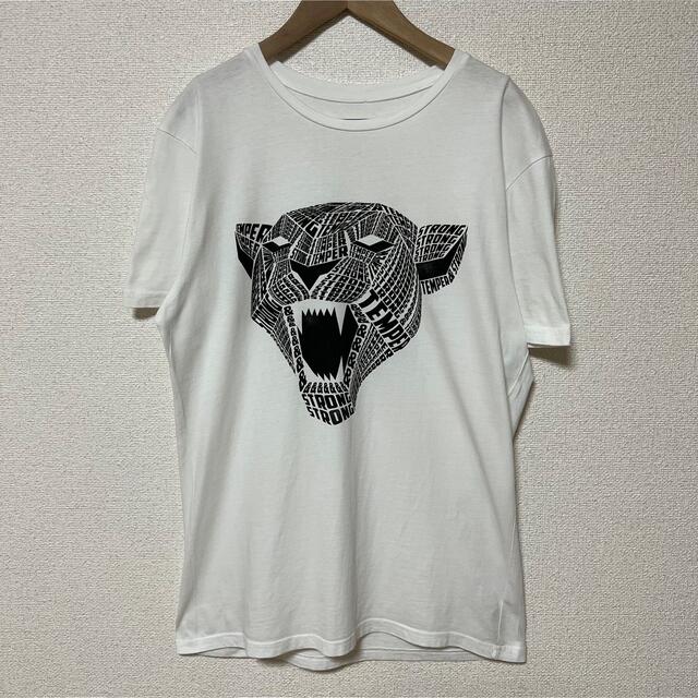 ZARA(ザラ)のZARA ザラ　ヒョウ　豹　デカプリント　メンズ　サイズM メンズのトップス(Tシャツ/カットソー(半袖/袖なし))の商品写真