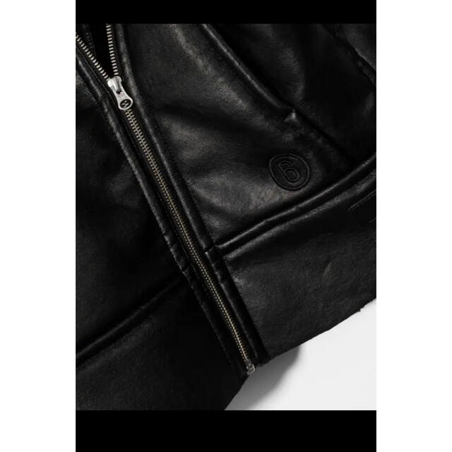MM6(エムエムシックス)のMM6 メゾンマルジェラ　ライダースジャケット レディースのジャケット/アウター(ライダースジャケット)の商品写真