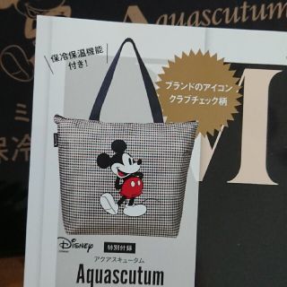 アクアスキュータム(AQUA SCUTUM)の大人ミューズ付録ミッキー(トートバッグ)