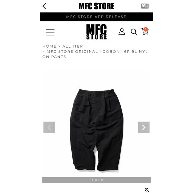 MFC STORE ORIGINAL「DOBON」6P9LNYLON PANTS メンズのパンツ(ワークパンツ/カーゴパンツ)の商品写真