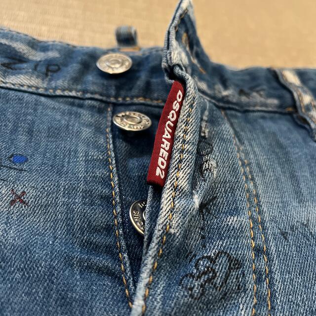 ディースクエアード DSQUARED2 デニム カラーペンキ 42サイズ ディースクエアード DSQUARED2 デニム カラーペンキ 42サイズ