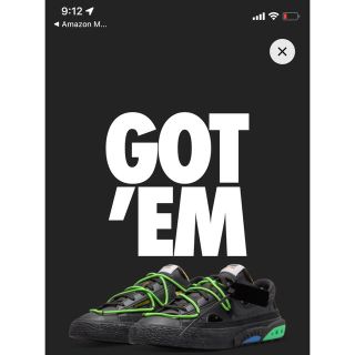 ナイキ(NIKE)のNIKE Off-White ブレーザーLow77 (スニーカー)