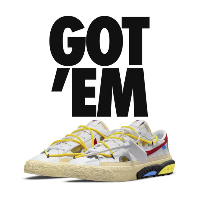 極美品 NIKE ブレーザーLOW×Off-White 26. メンズ | aiin911.com