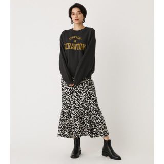 アズールバイマウジー(AZUL by moussy)のLEOPARD MERMAID SKIRT/レオパードマーメイドスカート(ロングスカート)