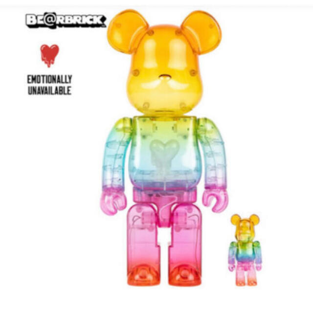 BE@RBRICK - BE@RBRICKEmotionallyUnavailable100%&400%の通販 by 七宝｜ベアブリックならラクマ