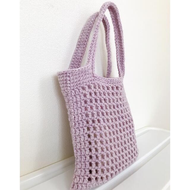 ハンドメイド かぎ針編み 手編みバッグの通販 by natsu_natsuman｜ラクマ