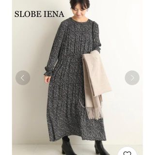 スローブイエナ(SLOBE IENA)のSLOBE IENA  フラワープリントティアードワンピース(ロングワンピース/マキシワンピース)