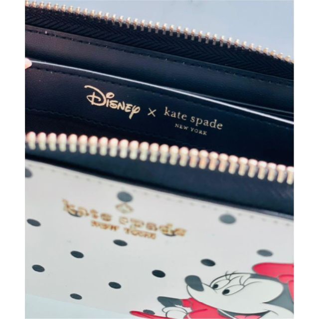 kate spade new york(ケイトスペードニューヨーク)の【新品未使用】ケイトスペード ミニーマウス　kate spade 長財布　財布 レディースのファッション小物(財布)の商品写真