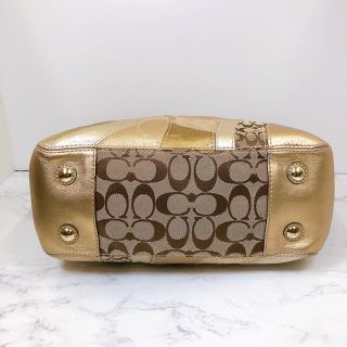 COACH コーチ E0873-12738 レザー セミショルダー バッグ 茶 ■■ レディース