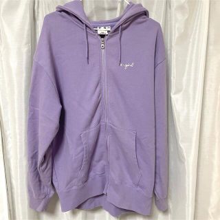 エックスガール(X-girl)のx-girl  zip hoodie parker サイズ2(パーカー)