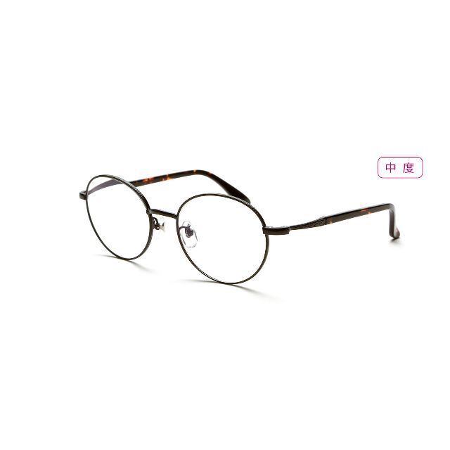250D〜06D【新品未開封】ピントグラス　老眼鏡　シニアグラス　中度レンズ　PG710-BK
