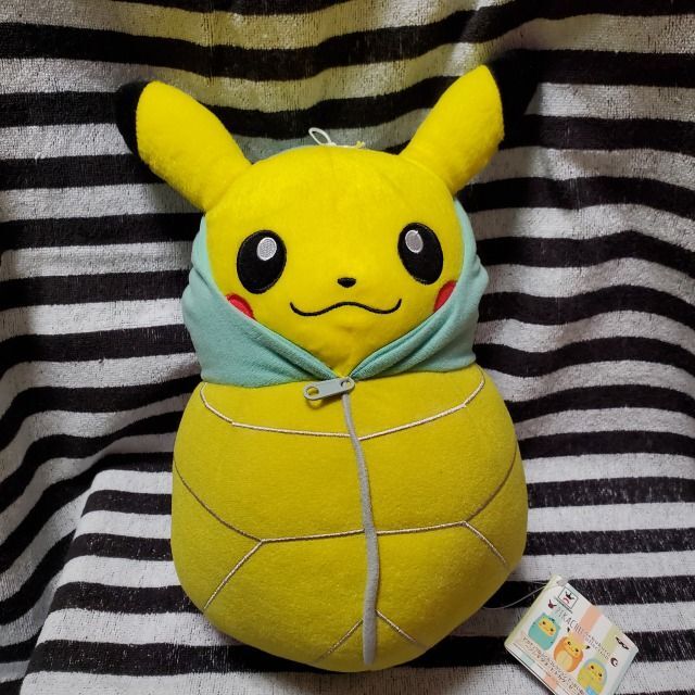 新品*非売品*ポケモン*ピカチュウねぶくろコレクション*ゼニガメ*ぬいぐるみ