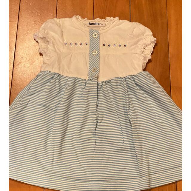 familiar(ファミリア)のgorogoro様専用　新品同様　キッズ　ファミリア80 キッズ/ベビー/マタニティのキッズ服女の子用(90cm~)(Tシャツ/カットソー)の商品写真