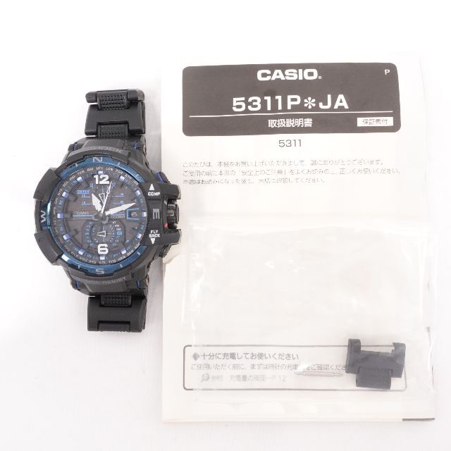CASIO(カシオ)のCASIO カシオ　ジーショック GW-1100FC-1AJF　メンズ　ブラック メンズの時計(腕時計(アナログ))の商品写真