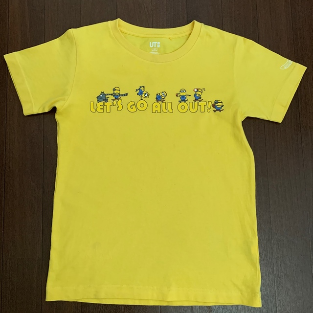 UNIQLO(ユニクロ)のミニオンTシャツ (140サイズ) キッズ/ベビー/マタニティのキッズ服男の子用(90cm~)(Tシャツ/カットソー)の商品写真