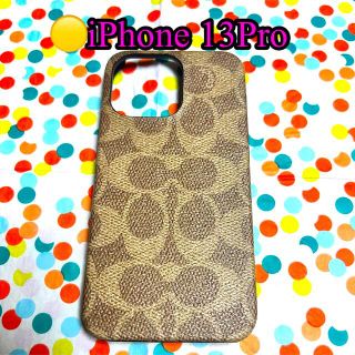 コーチ(COACH)の🟡【iPhone 13Pro】COACH レザーケース(iPhoneケース)