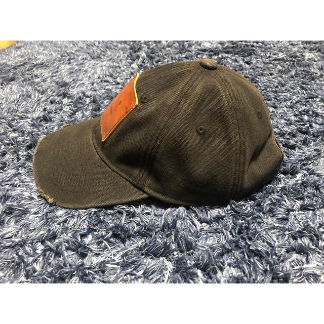 Acne Studios(アクネストゥディオズ)のAcneStudios CUNOV CANVAS FRAYED FACE CAP メンズの帽子(キャップ)の商品写真