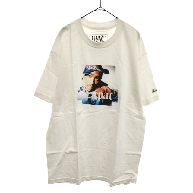 XLARGE(エクストララージ)のX-LARGE エクストララージ S/S TEE TUPAC . 2PACK フォトTシャツ ホワイト メンズのトップス(Tシャツ/カットソー(半袖/袖なし))の商品写真