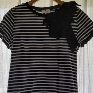 ランバンオンブルー(LANVIN en Bleu)のボーダーTシャツ(Tシャツ(半袖/袖なし))